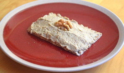 Paté de boletus y nueces