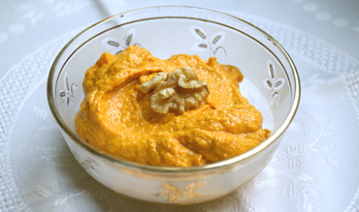 Paté de zanahoria con nueces