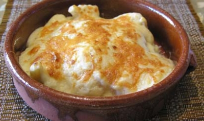 Coliflor con bechamel